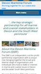 Mobile Screenshot of devonmaritimeforum.org.uk